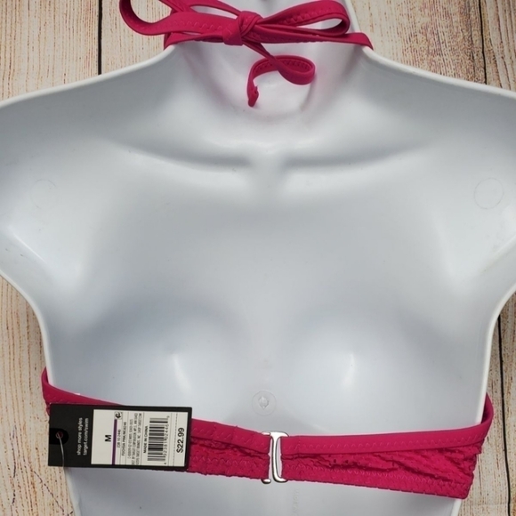 MOSSIMO Fuchsia Pink Bikini Top - Picture 3 of 4